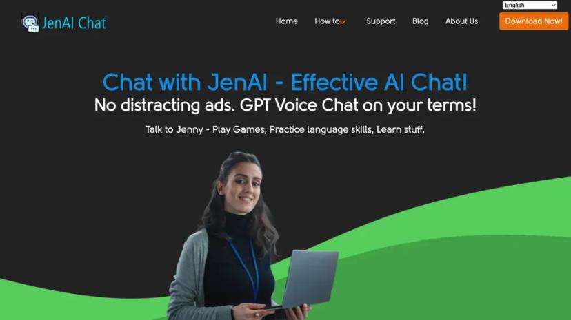 Screenshot of Chat with JenAI - Effective AI Chat!