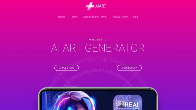 Screenshot of Real AI - Make Art with AI Photo Creator