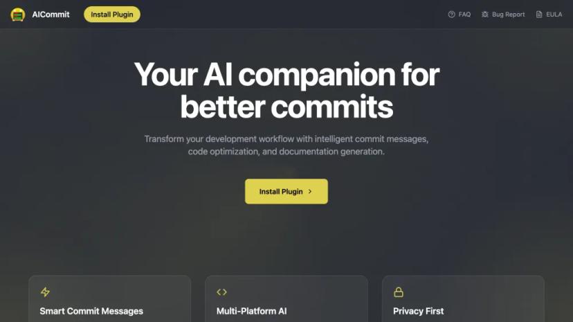 Screenshot of Your AI Companion for Better Commits