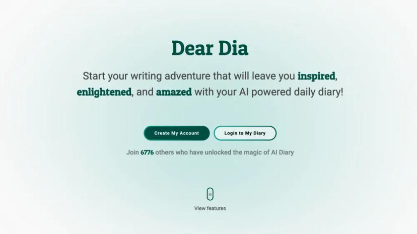 Screenshot of Your AI-Powered Daily Diary