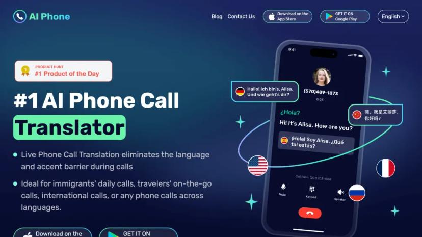 Screenshot of AI Phone: The Ultimate AI-Powered Cross-Language Calling App