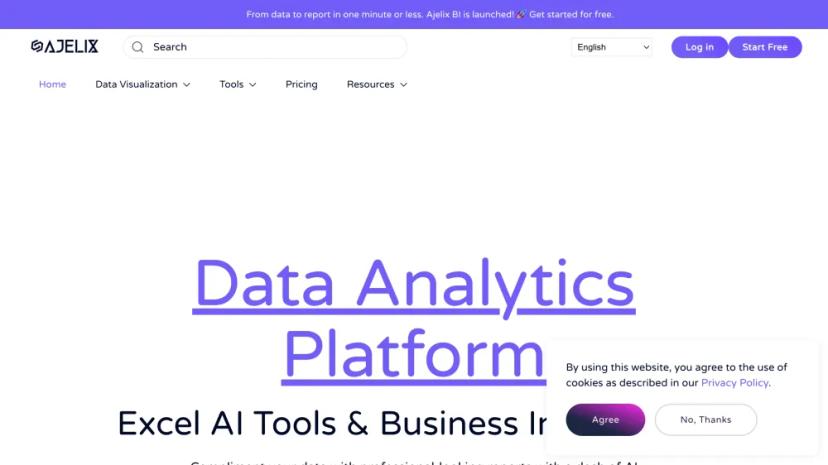 Screenshot of Ajelix AI Toolkit