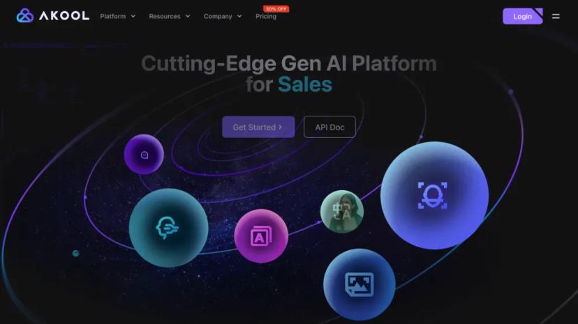 Screenshot of Cutting-Edge AI Marketing Platform