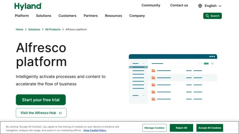 Screenshot of The Content Innovation Cloud