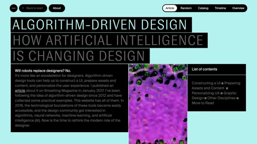 Screenshot of Revolutionize Your Design Process with Algorithm-Driven Design Tool