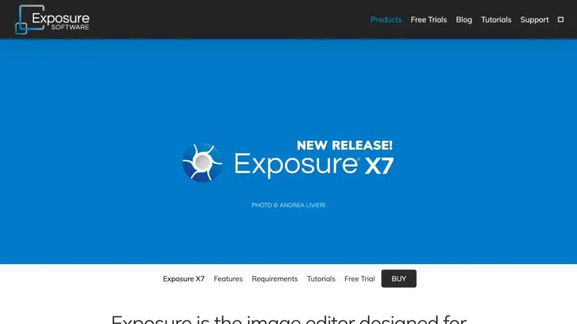 Screenshot of Exposure X7: The Ultimate Image Editor Designed for Photography