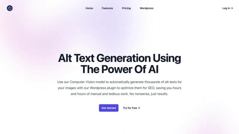 Screenshot of Automate Alt Text Generation for SEO with Our Wordpress Plugin