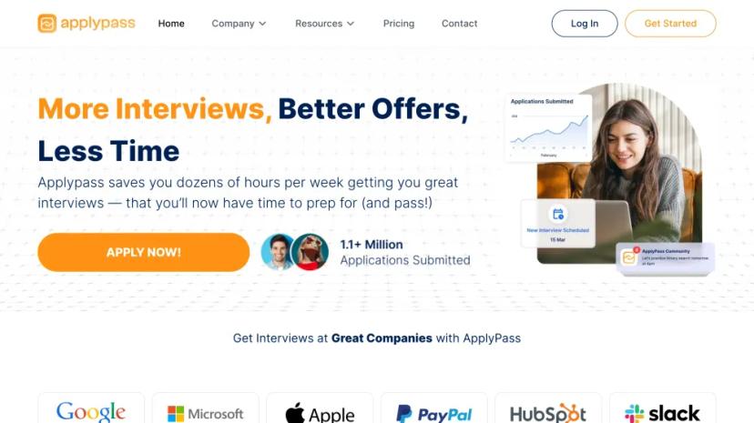 Screenshot of Automate Your Job Search with ApplyPass