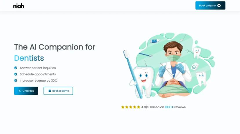 Screenshot of AI Assistant for Dentists