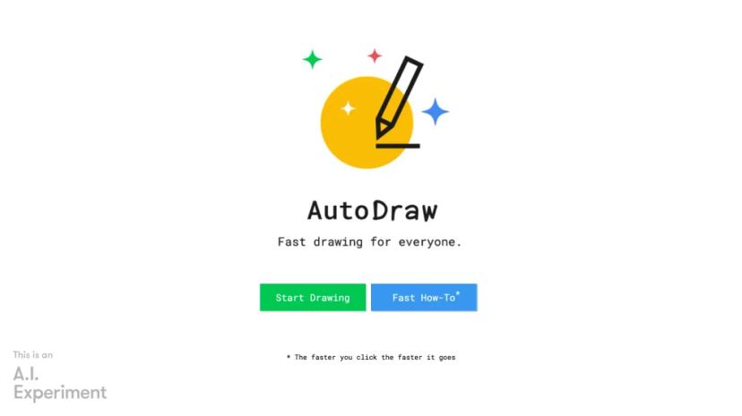 Screenshot of Fast Drawing with AutoDraw