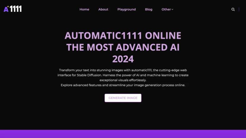 Screenshot of Automatic1111