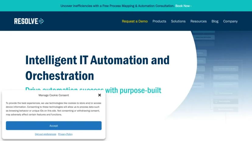 Screenshot of Resolve - Intelligent IT Automation and Orchestration