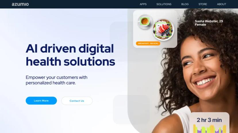 Screenshot of Empower Your Health Business with AI-Driven Digital Health Solutions