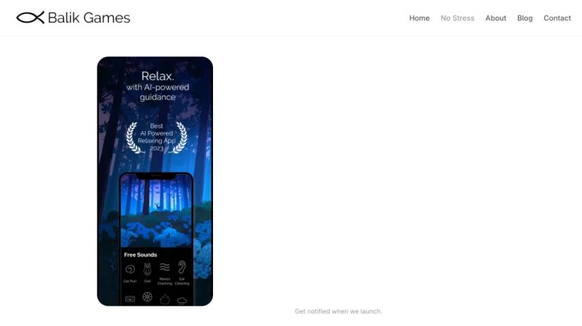 Screenshot of BalikRelax: ASMR & AI for Personalized Relaxation