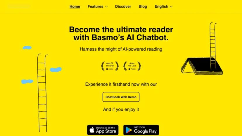 Screenshot of Basmo ChatBook - AI-Powered Reading Experience