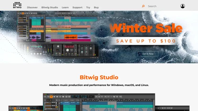 Screenshot of BITWIG STUDIO