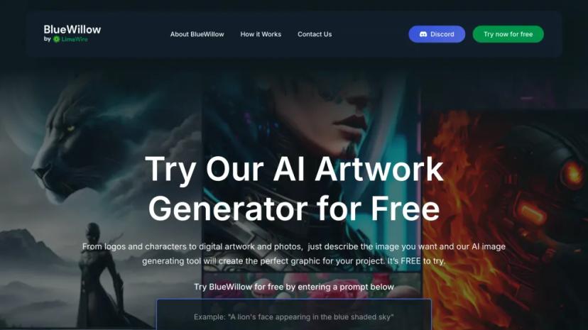 Screenshot of AI Artwork Generator