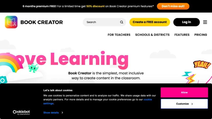 Screenshot of Create, Customize, and Collaborate on Digital Content with Book Creator