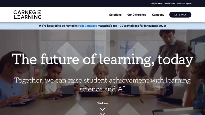 Screenshot of Empower Your Classroom with AI-Powered Educational Solutions