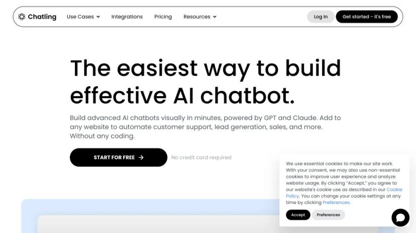 Screenshot of The Easiest Way to Build Effective AI Chatbots