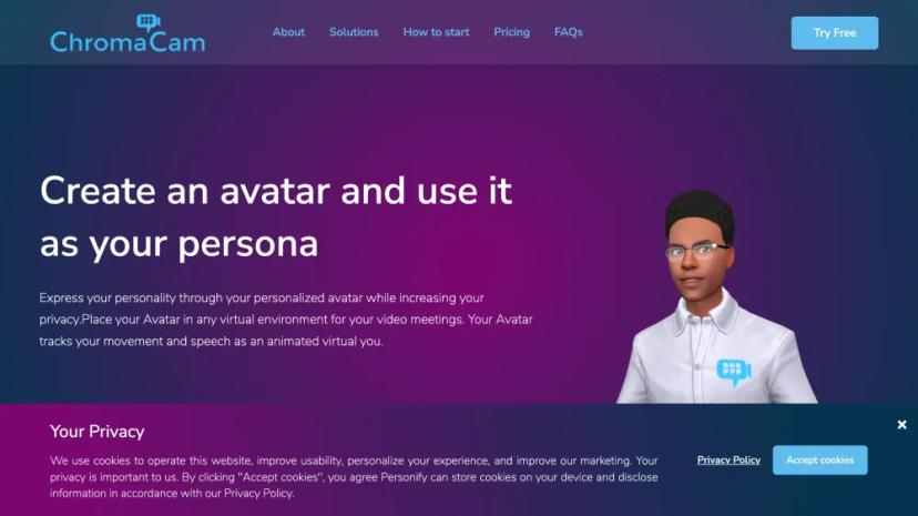 Screenshot of ChromaCam: Create Your Personalized Avatar and Enhance Video Meetings