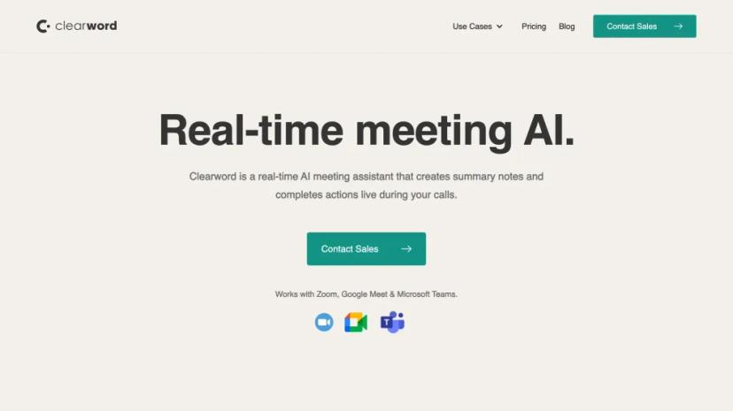 Screenshot of Real-time AI Meeting Assistant