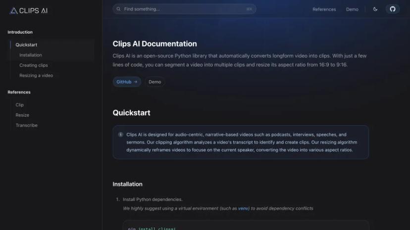 Screenshot of Open-Source Python Library for Automated Video Clipping and Aspect Ratio Resizing