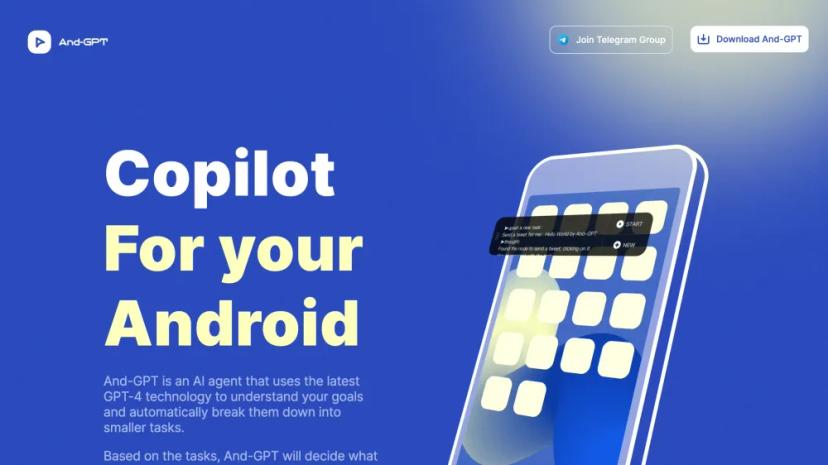 Screenshot of AI CoPilot for Android Devices