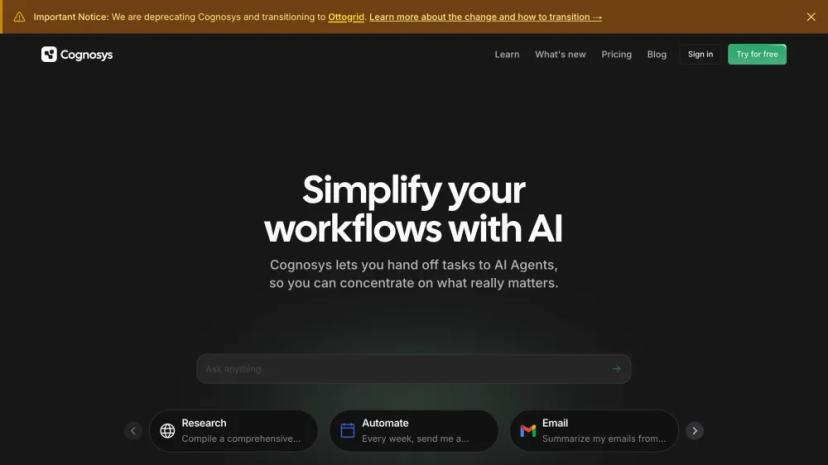 Screenshot of AI Workflow Automation Platform