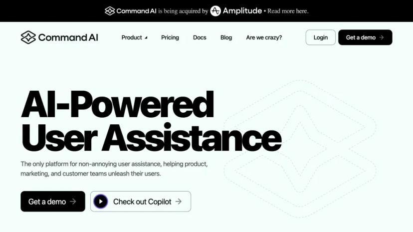 Screenshot of Command AI: AI-Powered User Assistance