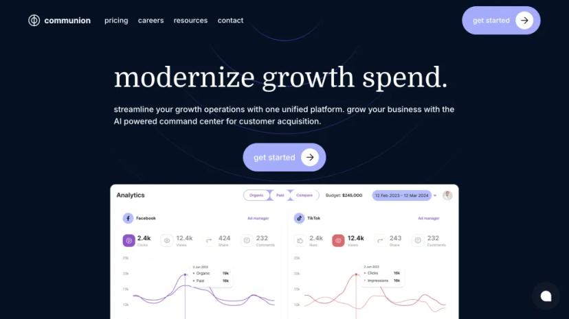 Screenshot of AI-Powered Growth Operations Streamlined