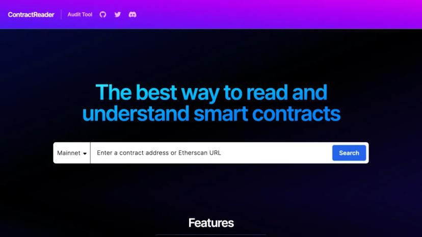 Screenshot of Smart Contract Reading Made Easy