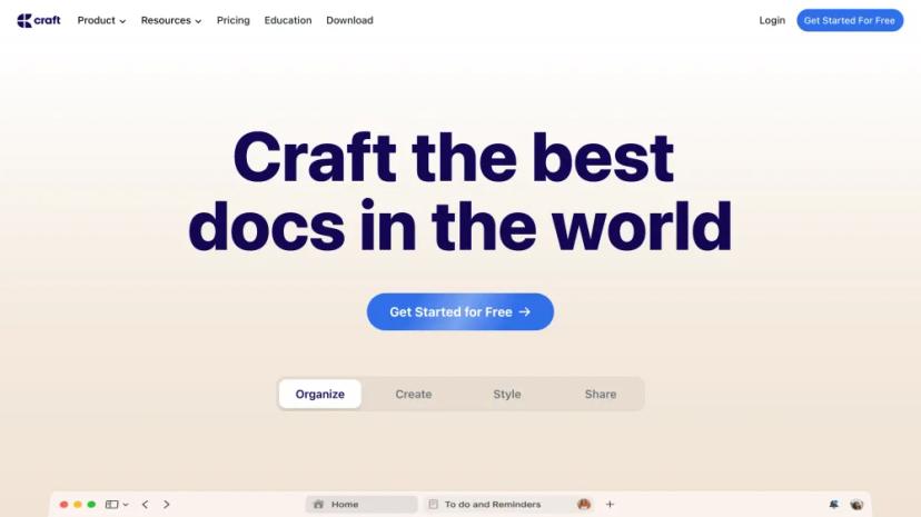 Screenshot of Craft: The Ultimate Document App for Writers and Creators