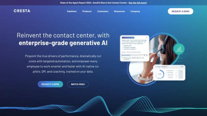 Screenshot of Enterprise-Grade Gen AI Platform for Contact Centers