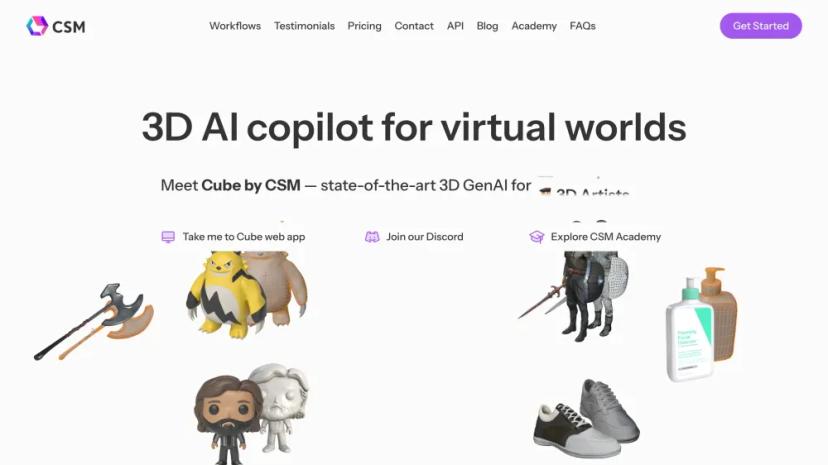 Screenshot of State-of-the-Art 3D AI Copilot for Virtual Worlds