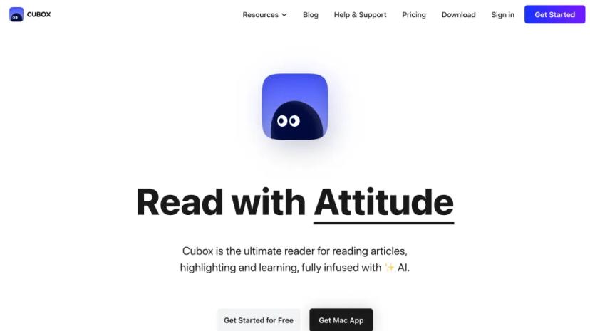 Screenshot of The Ultimate Reader Infused with AI