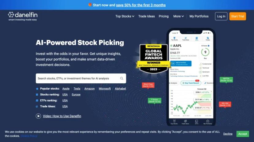 Screenshot of AI-Powered Stock Picking