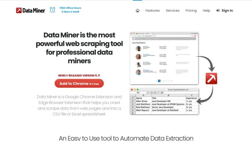 Screenshot of Powerful Web Scraping Tool for Professional Data Miners