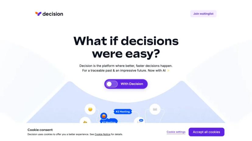 Screenshot of The AI-Powered Decision-Making Platform