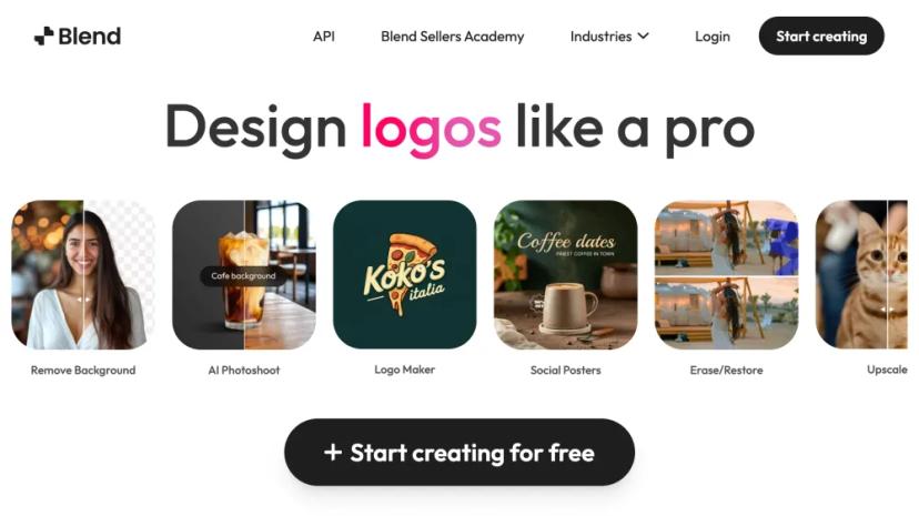 Screenshot of AI-Powered Design Studio for Professional Product Photos and Designs