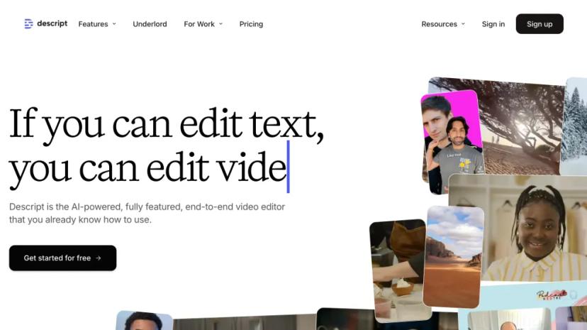 Screenshot of AI-Powered Video Editor