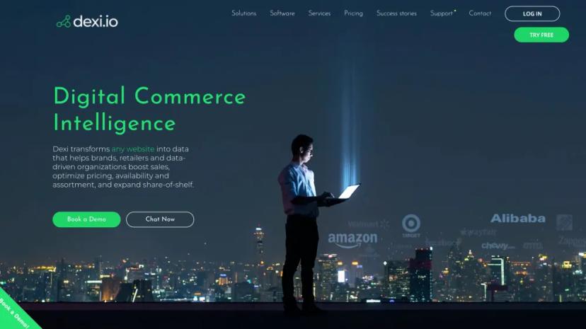 Screenshot of Digital Commerce Intelligence Tool powered by AI