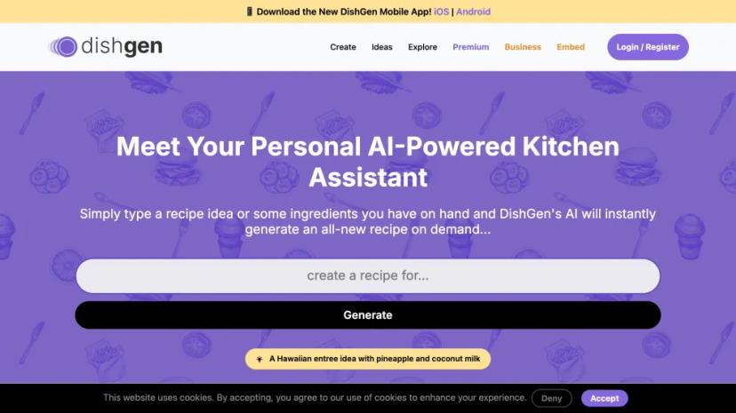 Screenshot of Your Personal AI-Powered Kitchen Assistant