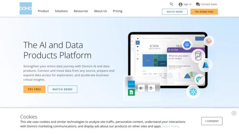 Screenshot of Data Experience Platform