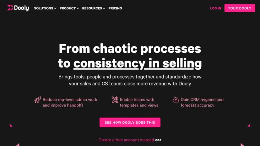 Screenshot of Sales Process-Driven AI SaaS Platform for Efficient Teams