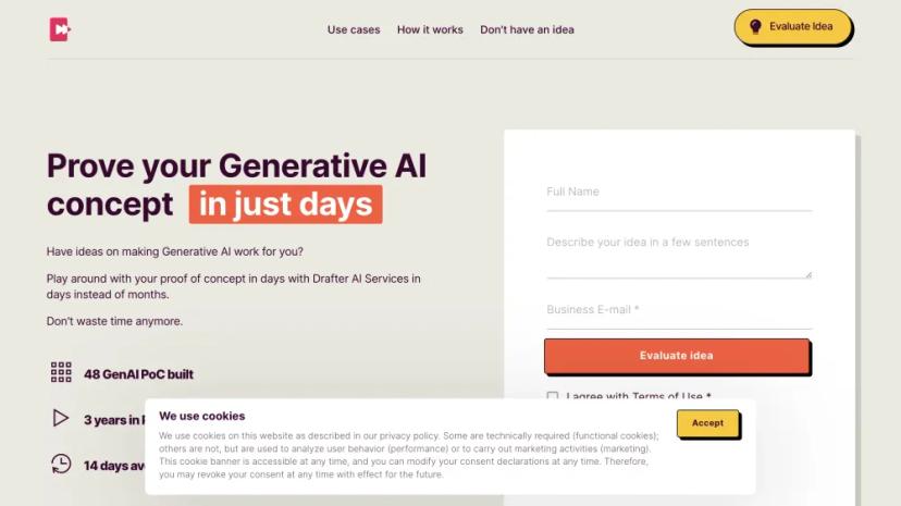 Screenshot of Rapidly Validate Your Generative AI Concept