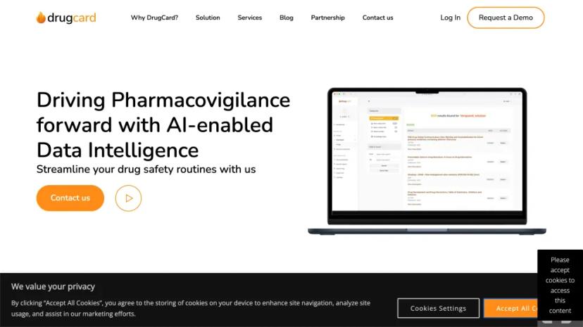 Screenshot of Driving Pharmacovigilance Forward with AI-Enabled Data Intelligence