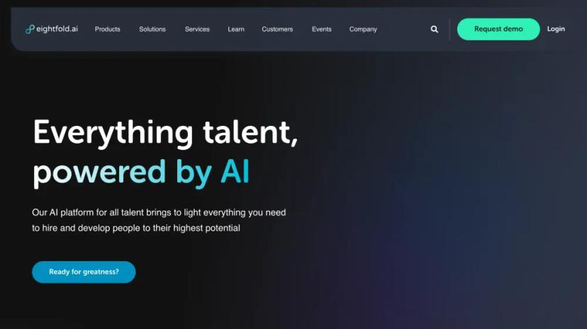 Screenshot of Eightfold.ai Talent Intelligence Platform