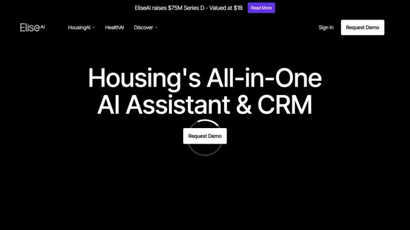 Screenshot of Next-Gen Conversational AI & CRM for Housing