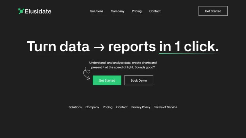 Screenshot of Turn Your Data into Reports in 1 Click with Reportify